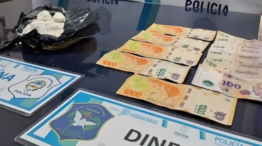 Secuestraron medio kilo de cocaína en un procedimiento en Benito Juárez