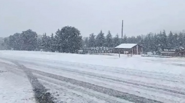 Cayó nieve a Sierra de la Ventana, Tornquist y Bahía Blanca
