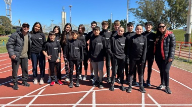 Primer viaje del año para los más chicos de la Escuela de Atletismo
