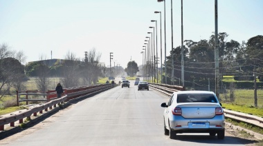 Corte vehicular en el Puente Dardo Rocha por recambio de luminarias