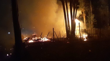 Una vivienda fue consumida por el fuego en la Villa Zabala
