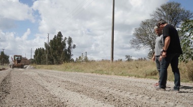 Finalizado la 91, el municipio apunta a un plan integral de engranzado en distintas calles