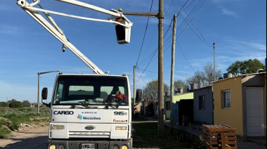 Sigue el plan de recambio de luminarias en Quequén