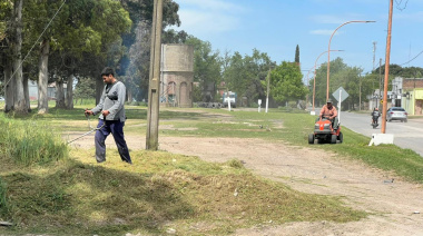 La Delegación de Juan N. Fernández realiza constantes trabajos de mantenimiento urbano