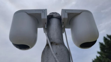 Instalaron cámaras de seguridad en la Escuela Almafuerte de Villa Zabala