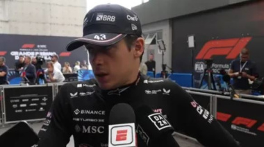 Franco Colapinto, tras chocar en la Sprint del GP de Brasil: "Hay mucho daño"