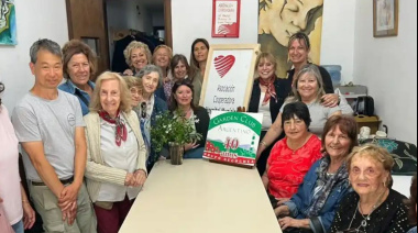 El Garden Club Necochea entregó una importante suma de dinero a la Cooperadora del Hospital