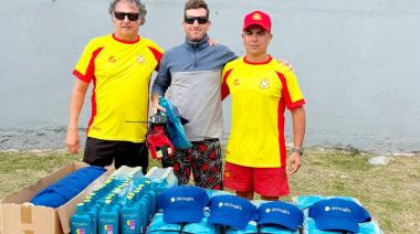 SUGARA entregó kits a guardavidas en el inicio de la temporada