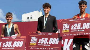 Tiago Rojas brilló en los 10K Open Sports Verano en Mar del Plata