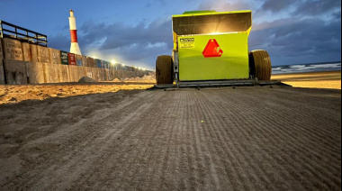 Se mantienen los operativos diarios de limpieza para que Necochea y Quequén luzcan la mejor playa del país