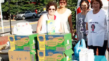 El viernes 13 se hará la 175ª colecta “1 litro de leche por mes”