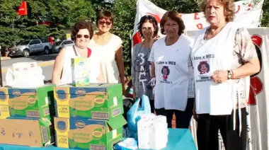 Este viernes se hará la 175ª colecta “1 libro de leche por mes”