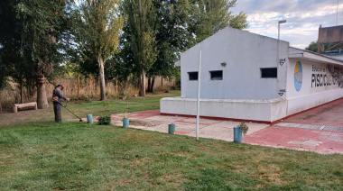 El municipio realiza un amplio operativo de mantenimiento en espacios públicos