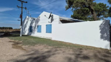 Repararon la estructura edilicia de la escuela Almafuerte en Villa Zabala