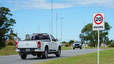 Colocaron señalética vial en el sector del Puente Dardo Rocha y seguirán en otros puntos clave