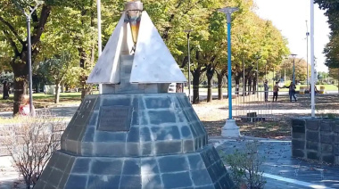 Repararon el monumento a Malvinas de la Plaza