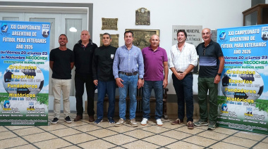 Por primera vez en Necochea se jugará el Campeonato Argentino de Fútbol para Veteranos