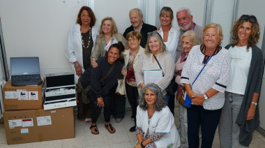 Con un nuevo ecógrafo y demás donaciones de la Cooperadora se fortalece la Guardia del Hospital Municipal