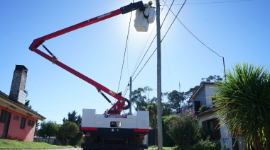 Sigue la modernización del alumbrado público en distintos puntos de la ciudad