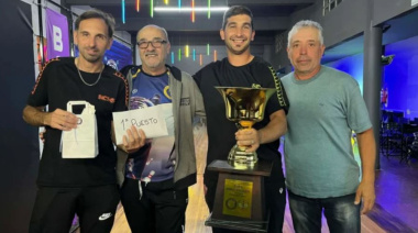 Un necochense campeón: Gonzalo Siciliano se consagró en un nacional por parejas