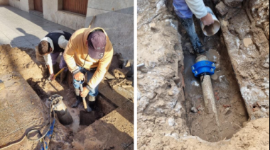 Intenso operativo de Obras Sanitarias: más de 200 reclamos resueltos y obras en distintos puntos del distrito