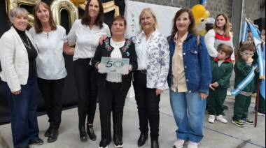 El Jardín Pirin Pin Pon celebró sus 50 años con un emotivo acto