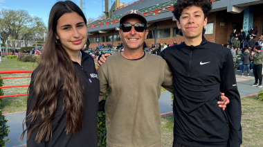 La Escuela Municipal vuelve a decir presente en el atletismo nacional con Tiago Rojas y Rosario Coronel