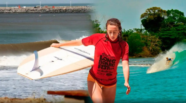 Evelyn Gontier y la similitud entre las playas de Panamá y Quequén