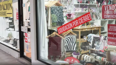 Liquidaciones por cierre y locales vacíos en el centro de la ciudad
