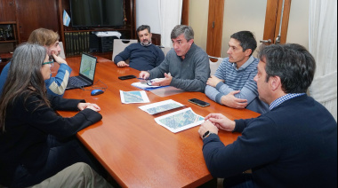 El Intendente y su equipo se reunieron con Hidráulica para avanzar en soluciones para el distrito