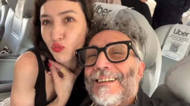 Fito Páez y Sofía Gala blanquearon su romance con un beso a la vista de todos: el video viral