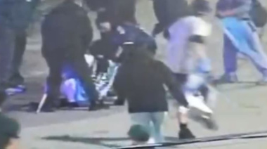 Cobarde agresión a un policía durante los festejos: recibió ocho puntos de sutura