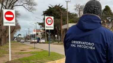Refuerzan la educación vial y el ordenamiento del tránsito en el sector de 77 y 58