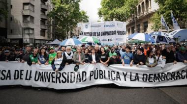 La Marcha Federal Universitaria volvió a movilizar a miles de personas y hubo incidentes frente al Congreso