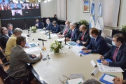Positiva reunión con la Mesa de Enlace