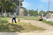 La Delegación de Juan N. Fernández realiza constantes trabajos de mantenimiento urbano