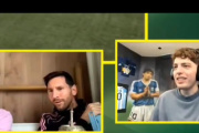 Lionel Messi debutó como comentarista en un stream junto a Davo y la Cobra