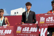 Tiago Rojas brilló en los 10K Open Sports Verano en Mar del Plata