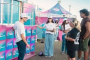 ReCreo interactuó con el público en plena costa necochense