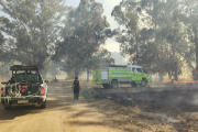 Guardaparques y Defensa Civil dieron apoyo en un incendio forestal en la Villa Zabala