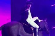 Joaquín Levinton lo volvió a hacer: ingresó a caballo al escenario del Lollapalooza 2026