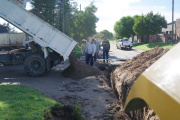 El Municipio ejecuta una obra clave para solucionar rebalses cloacales en Barrio Norte