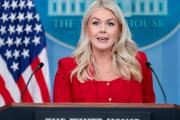 Trump anunció que Karoline Leavitt dejará a fin de mes su cargo como secretaria de prensa de la Casa Blanca