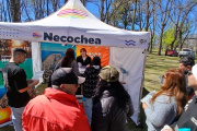 Necochea llevó sus atractivos y sabores a la Fiesta Nacional del Salame Quintero en Mercedes