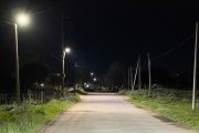 Quequén: se sigue llegando con iluminación a sectores donde antes no había alumbrado público