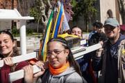 Necochea: se realizó la Marcha de la Paz de la 58ª Invasión de Pueblos