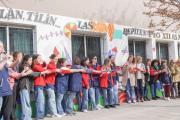 El Jardín Pío XII inauguró un mural participativo en su fachada