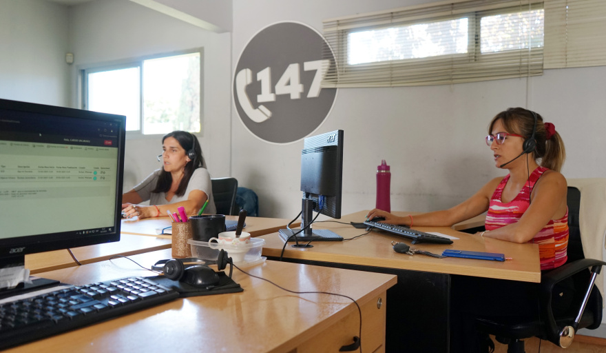 En los primeros días del año la línea 147 recibió casi 9 mil llamados